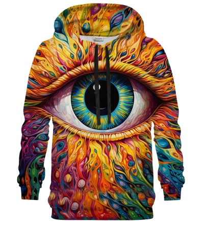 Crazy Eye womens hoodie