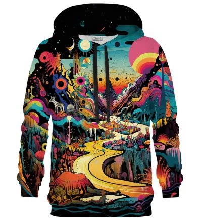 Psychedelic Land womens hoodie