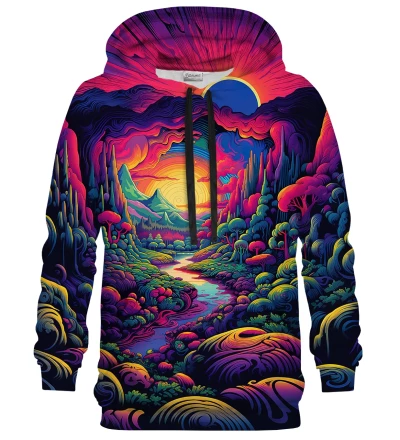 Psychedelic Landscape womens hoodie