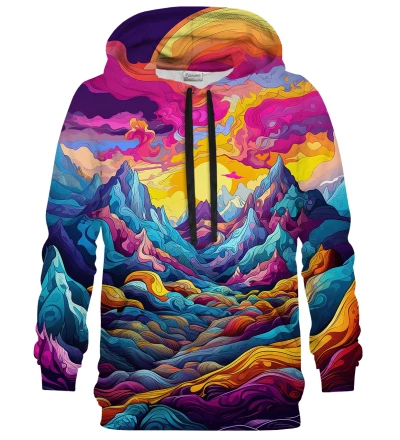 Freaky Mountains womens hoodie