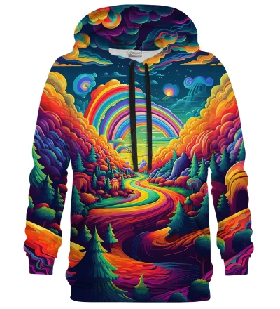 Psycho Rainbow womens hoodie