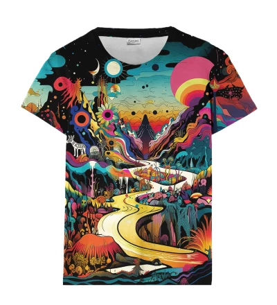 Psychedelic Land womens t-shirt
