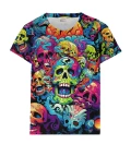 T-shirt femme Psycho Skulls