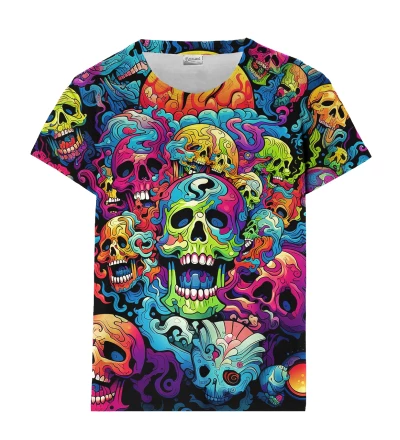 Psycho Skulls womens t-shirt
