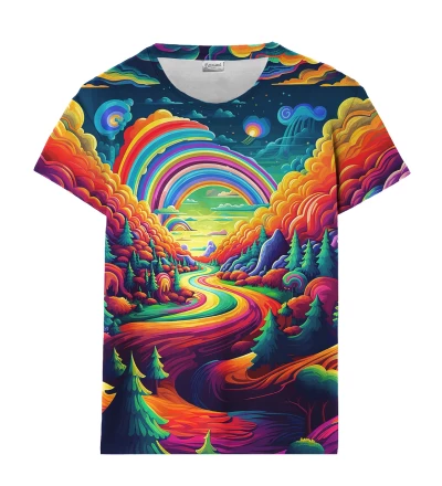 T-shirt damski Psycho Rainbow