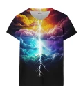 Rainbow Thunder womens t-shirt