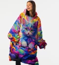 Rainbow Kitty oodie