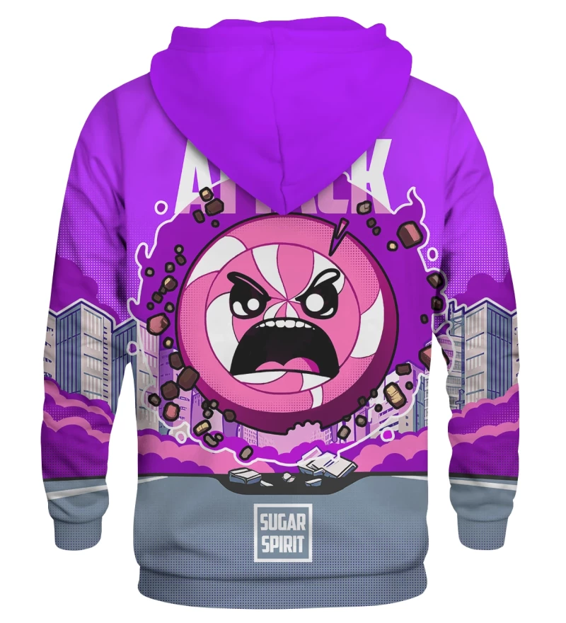 Candy Attack womens hoodie