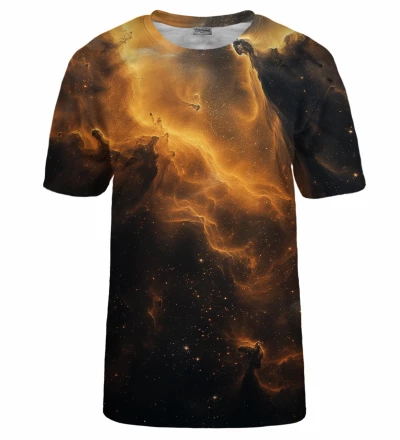 T-shirt Black and Gold Nebula