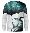 Smoking Wizard bluse med tryk