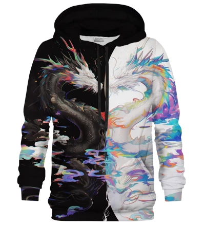 Hologram Yin Yang womens hoodie