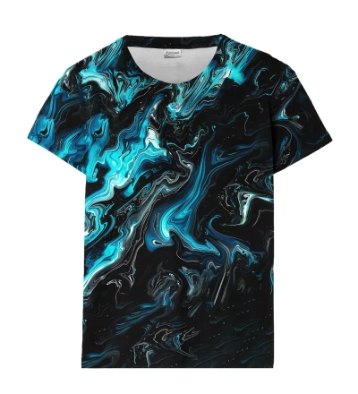 Teal Waves womens t-shirt