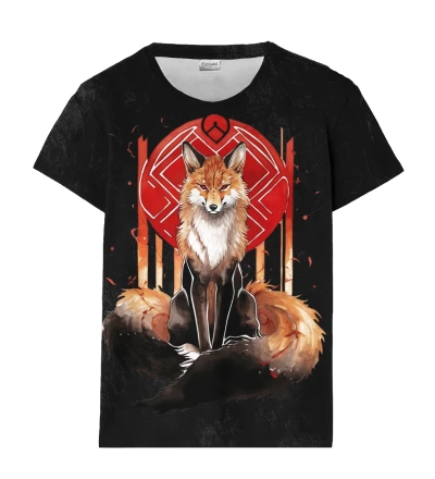 Fabulous Fox Black womens t-shirt