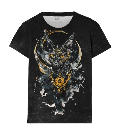 T-shirt damski Fabulous Cat Black