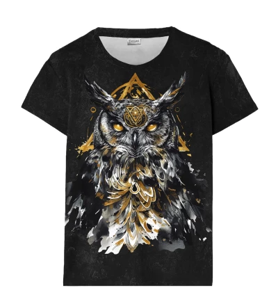 T-shirt damski Fabulous Owl Black