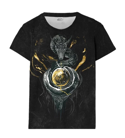T-shirt damski Fabulous Dragon Black