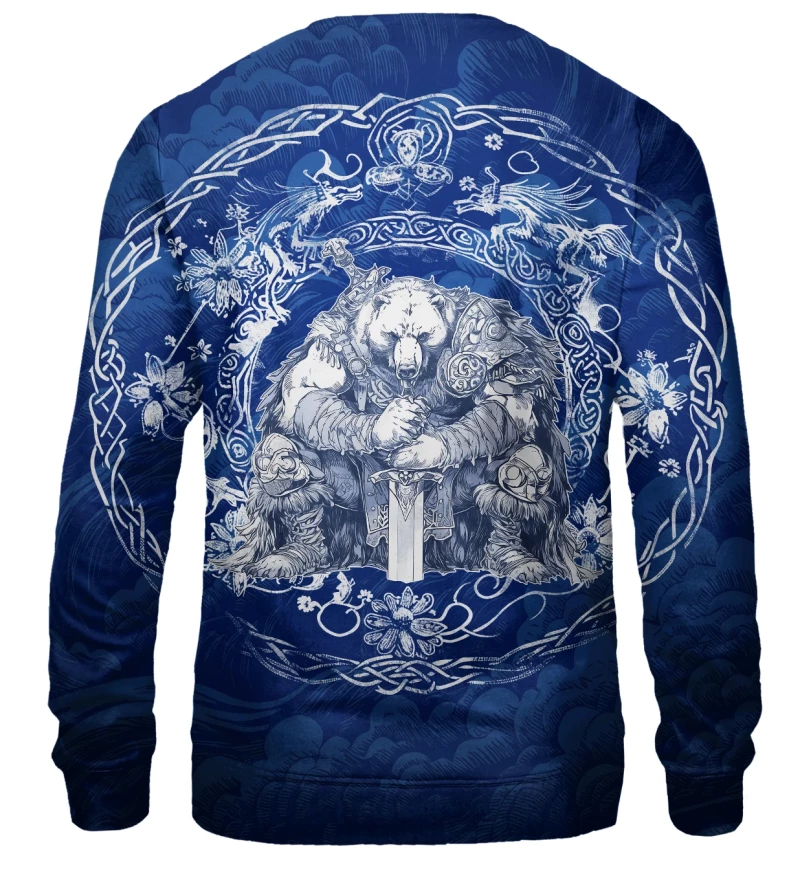 Nordic Bear bluse med tryk
