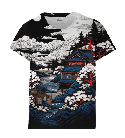 Japanese Temple t-shirt til kvinder