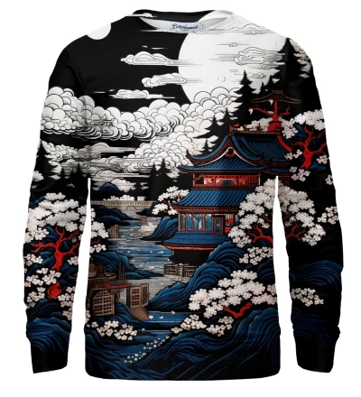 Japanese Temple bluse med tryk