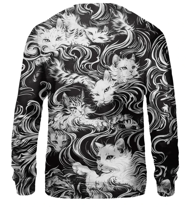 BW Cats bluse med tryk