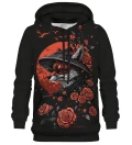 Japanese Fox black hoodie