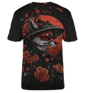 T-shirt Japanese Fox black