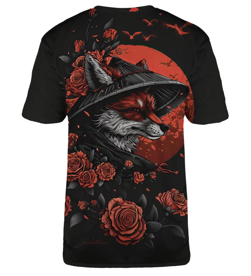 Japanese Fox black t-shirt