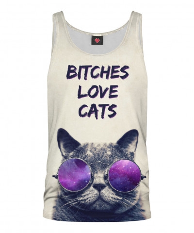 Tank Top BITCHES LOVE CATS