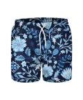 BLUE WINTER FLOWERS Swim Shorts