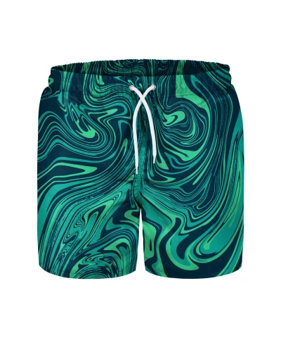 COLORFUL MARBLE Swim Shorts