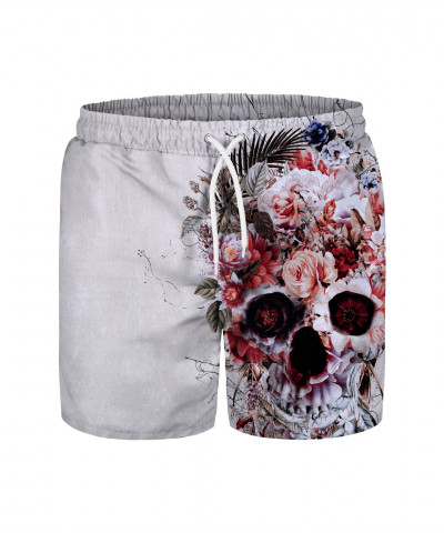 Szorty FLORAL SKULL