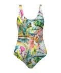 COLORFUL GALAXY SUNSET IN THE JUNGLE Swimsuit