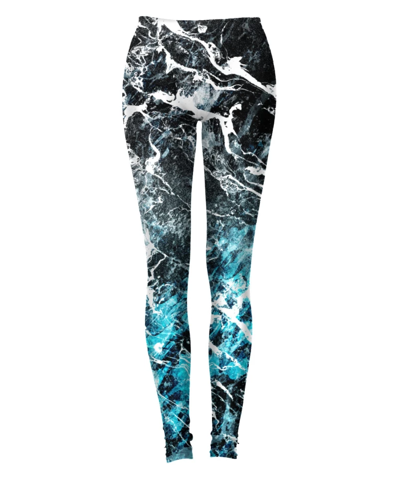 THE COLD FROZEN WAVES Leggings