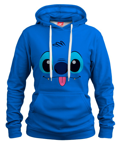 Damska bluza z kapturem BLUE ALIEN