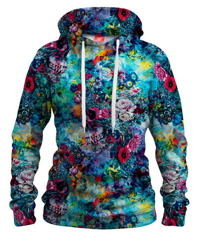 Damska bluza z kapturem SURREAL SKULL