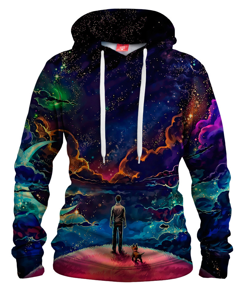 A MAN AND HIS DOG Womens hoodie