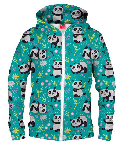 Bluza z zamkiem PANDA'S PATTERN