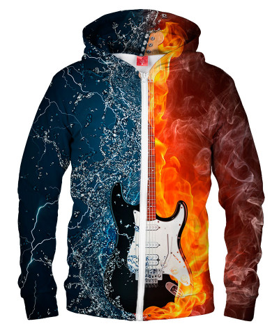 Bluza z zamkiem WATER FIRE GUITAR