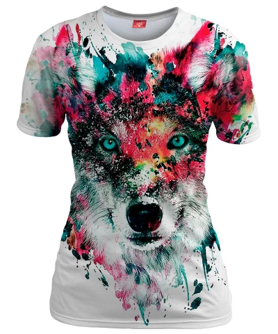 STRANGE WOLF Womens T-shirt