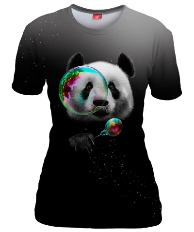 PANDA BUBBLEMAKER Womens T-shirt
