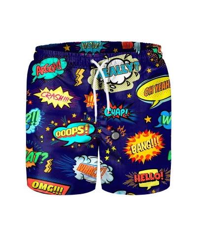 OMG COMICS Swim Shorts