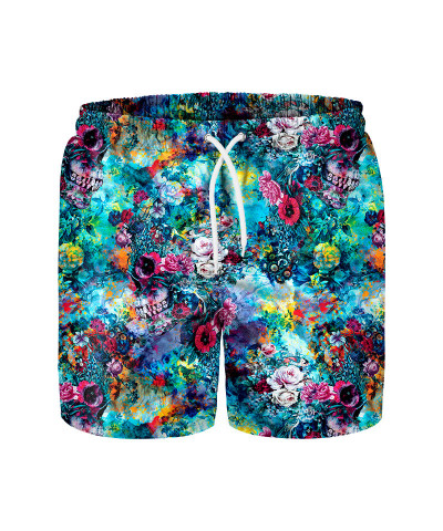 SURREAL SKULL Swim Shorts
