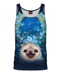 SLOTH HORNS UP Tank Top