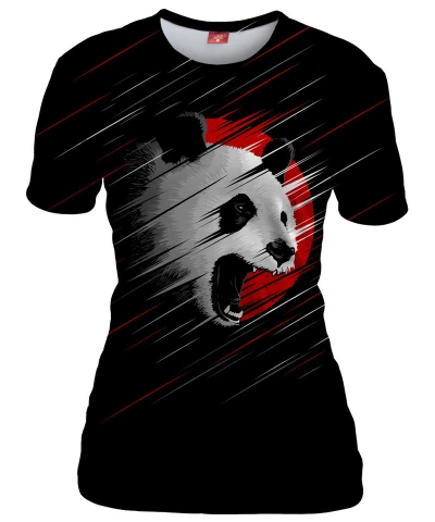 RISING PANDA Womens T-shirt