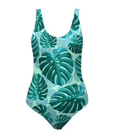 TROPICAL LEAF MONSTERA Swimsuit