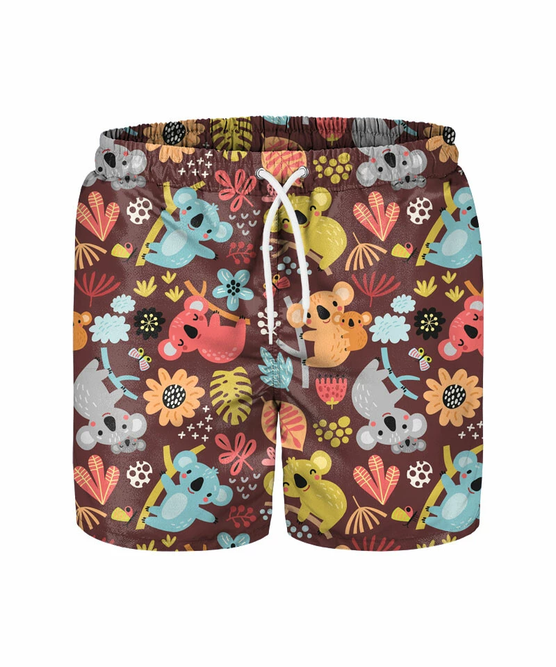 COLORFUL KOALA Swim Shorts - BonkersCo Official Store