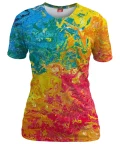 RAINBOW ABSTRACT Womens T-shirt