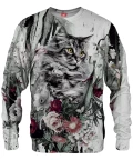 CAT IN FLOWERS Sweater