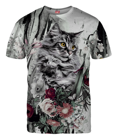 Koszulka CAT IN FLOWERS