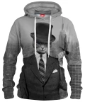 BUSINESS CAT Womens hoodie